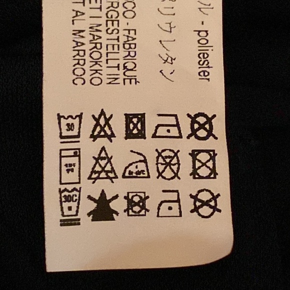 NWT. Zara Black Rolled Midi Dress with Back Deep Neck. Size XS-S. - Picture 10 of 10